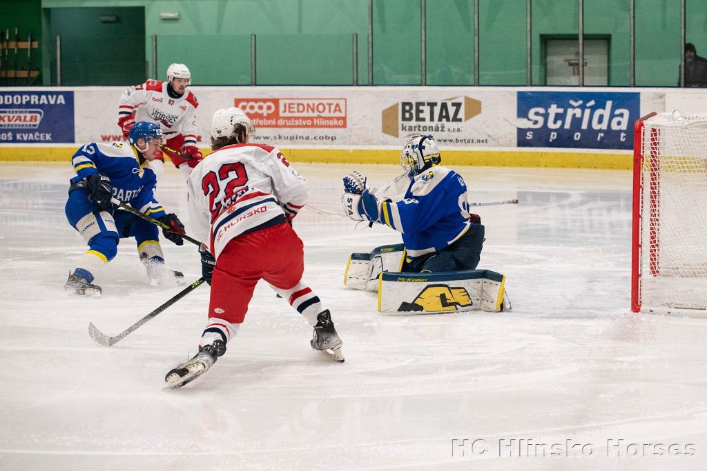 HC Hlinsko - Spartak Nové Město nad Metují  2:4