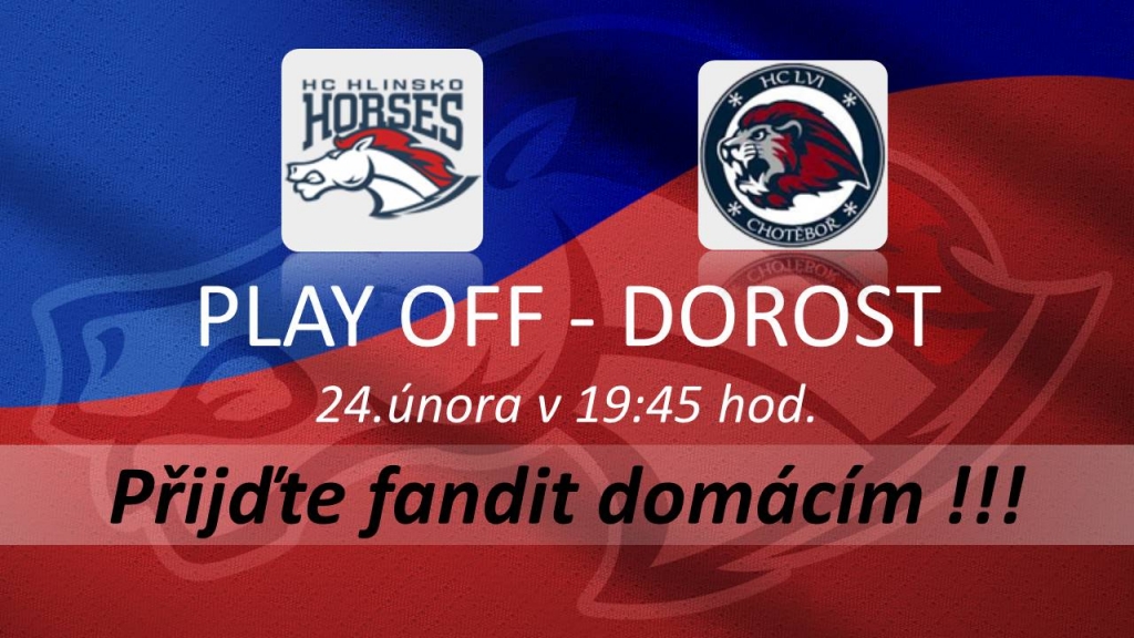 Play off dorost - Hlinsko - Chotěboř
